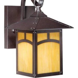 Vaxcel 7-Inch Outdoor Wall Light, Espresso Bronze